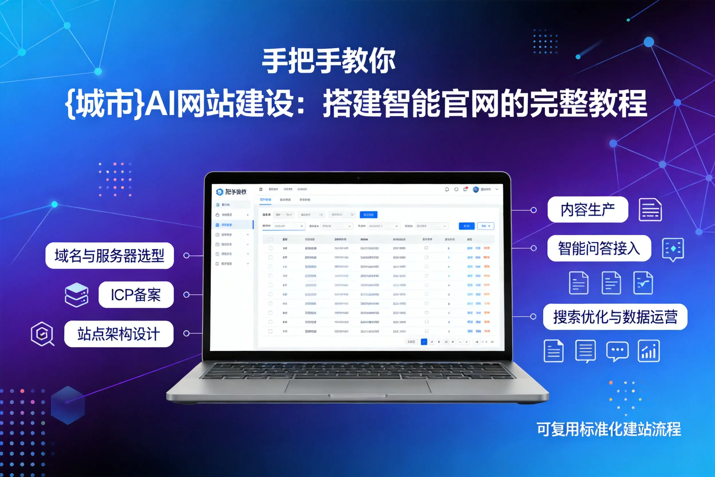 手把手教你上海AI网站建设:搭建智能官网的完整教程