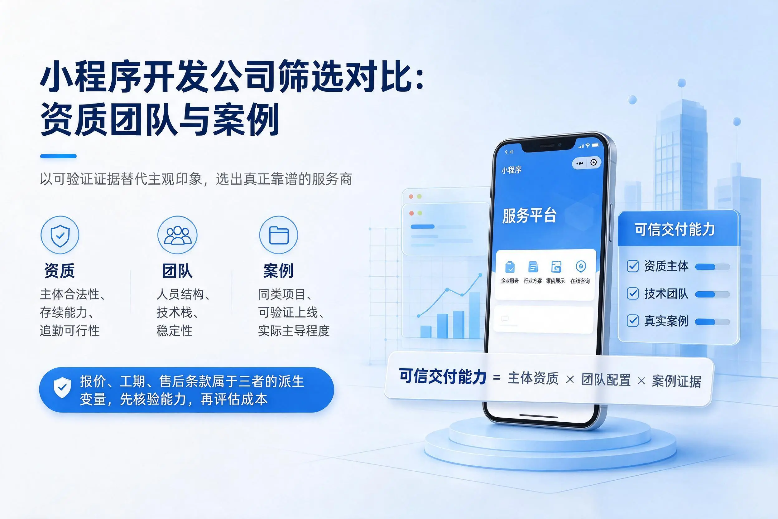上海小程序开发公司筛选对比：资质团队与案例