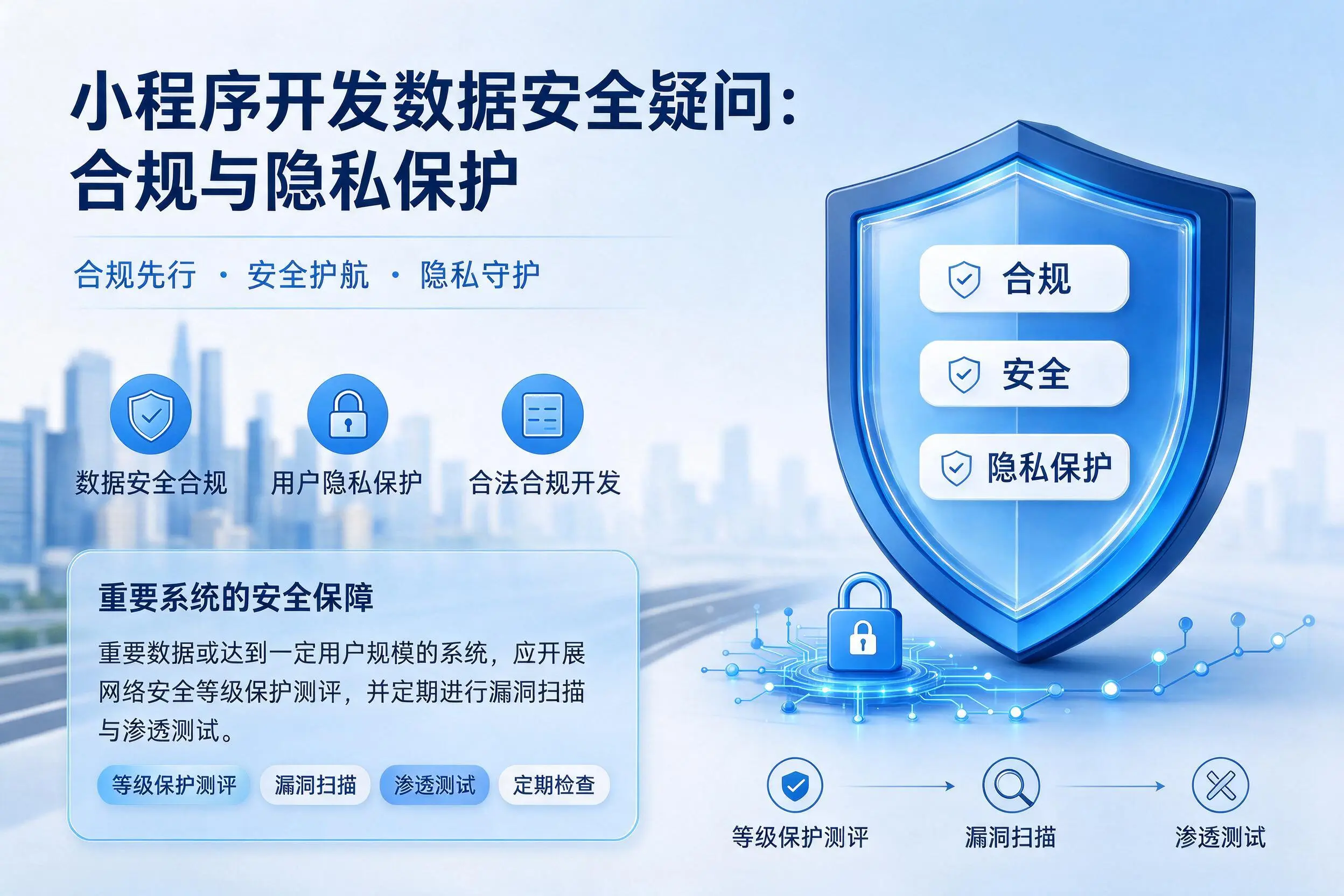上海小程序开发数据安全疑问：合规与隐私保护