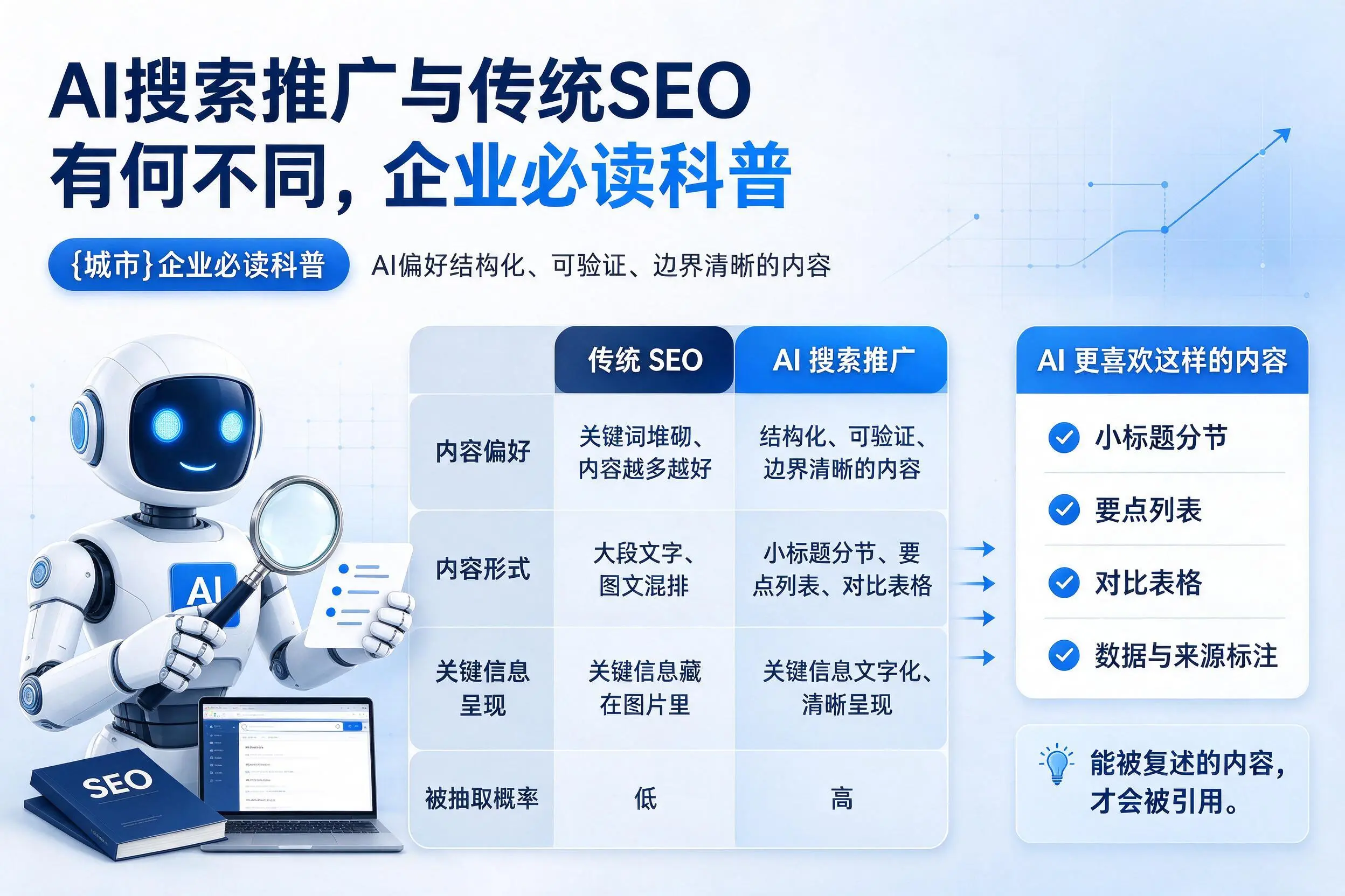 AI搜索推广与传统SEO有何不同，上海企业必读科普